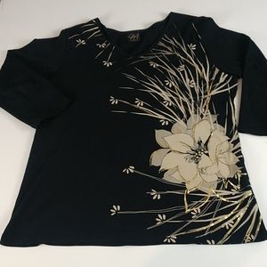 Katrina Marie /  short sleeve blouse size: XL